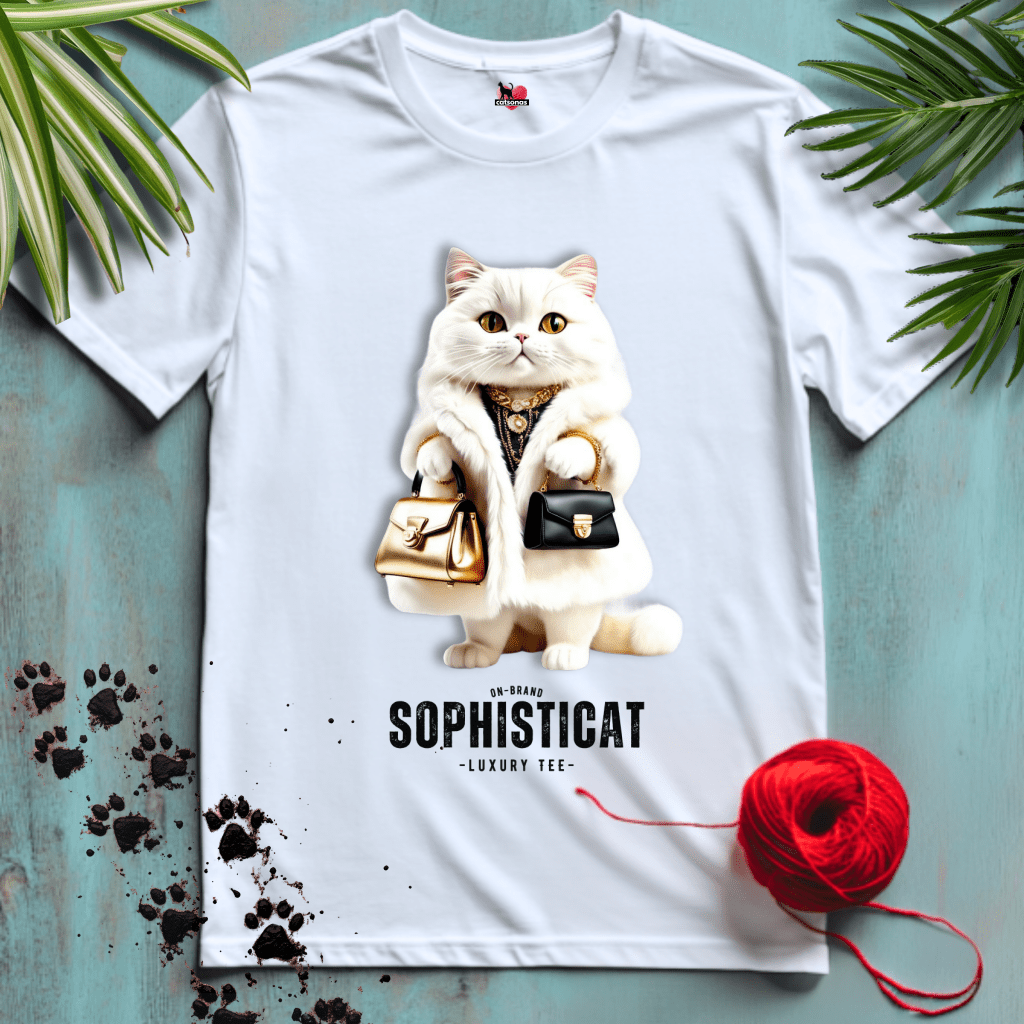 Printify T-Shirt White / XL SOPHISTICAT 🛍️ FASHION-LUXURY | Lifestyle Cats Collection