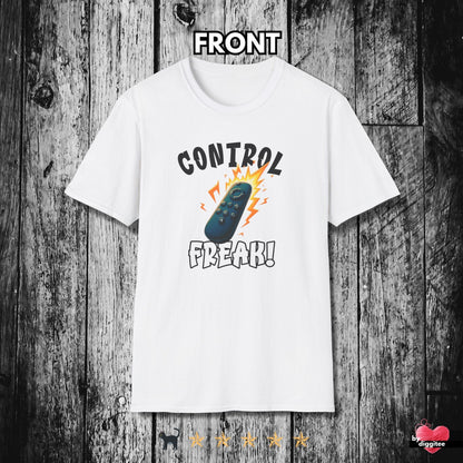 Printify T-Shirt White / XS (REMOTE) CONTROL 📺 FREAK II Unisex T-shirt