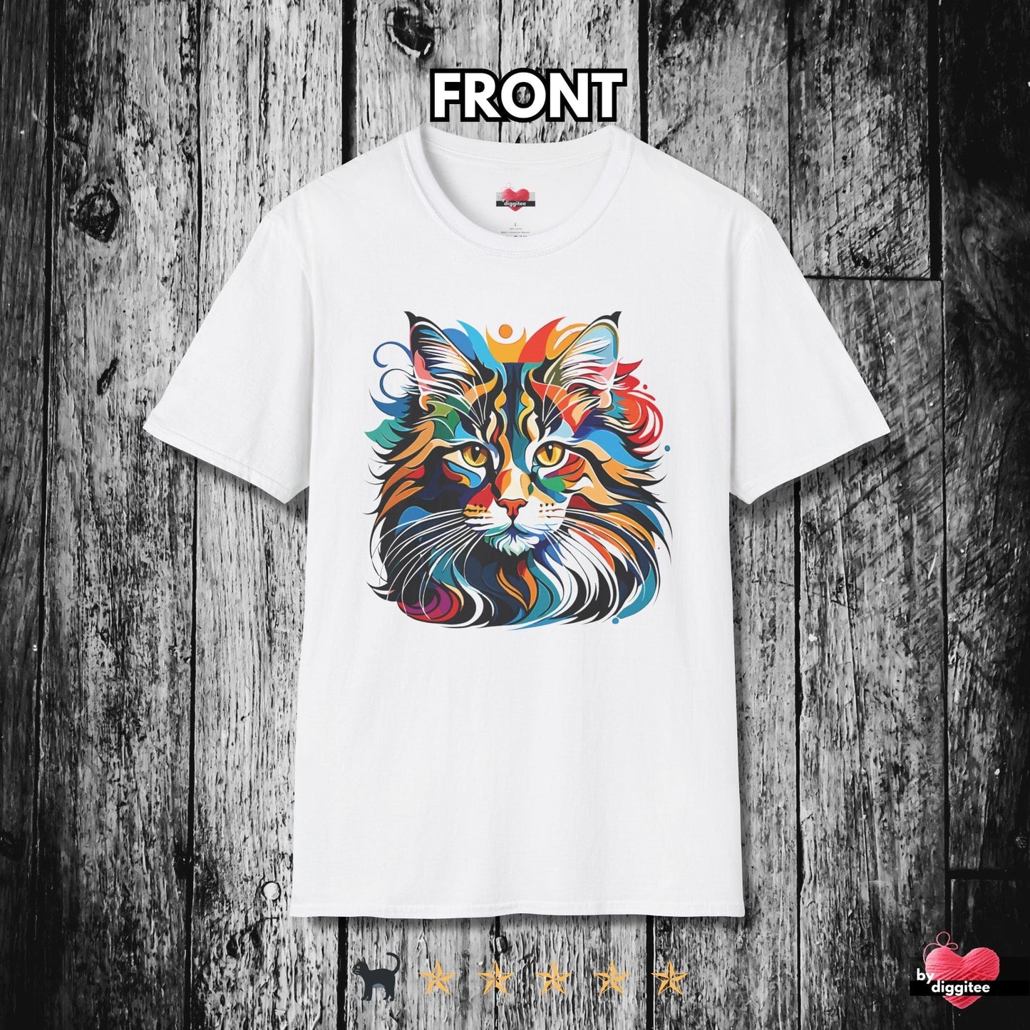 Printify T-Shirt White / XS The Maine CATS 🐈 AURORA