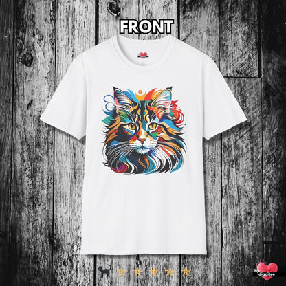 Printify T-Shirt White / XS The Maine CATS 🐈 AURORA