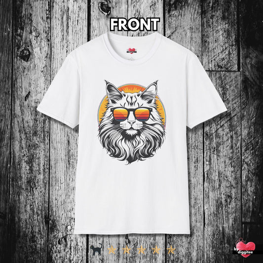 Printify T-Shirt White / XS The Mainee Cats 🐈 BIG Meowski